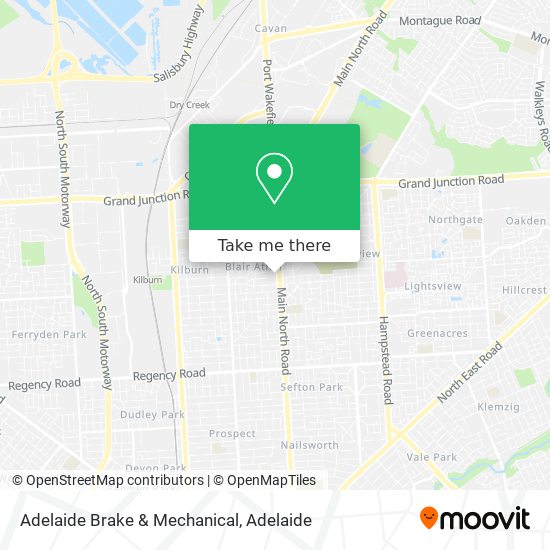 Adelaide Brake & Mechanical map