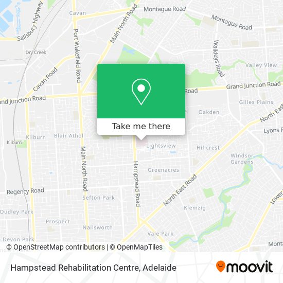 Hampstead Rehabilitation Centre map