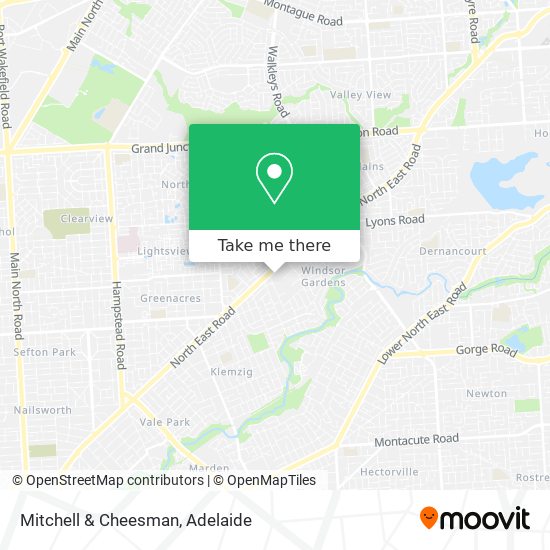 Mitchell & Cheesman map