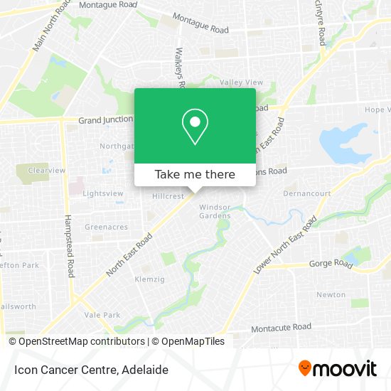 Icon Cancer Centre map