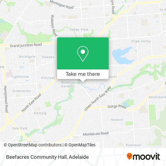 Beefacres Community Hall map