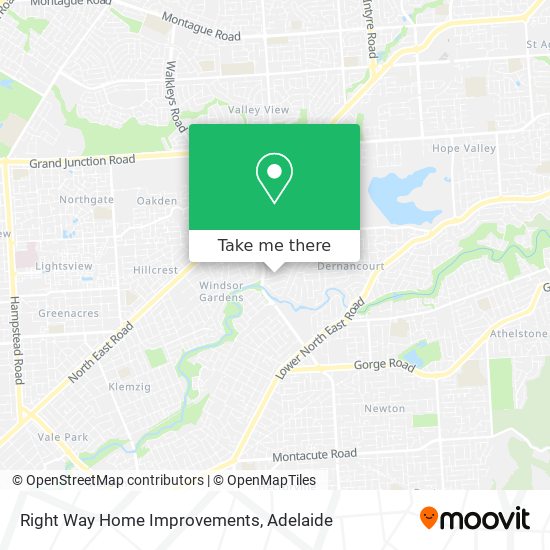 Right Way Home Improvements map