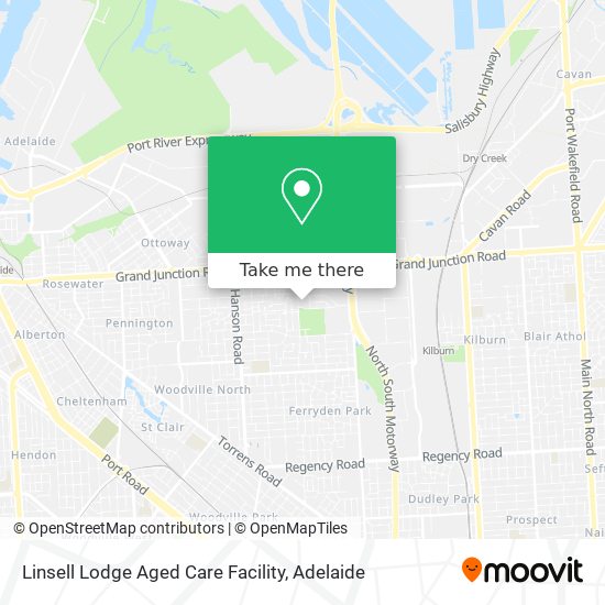 Linsell Lodge Aged Care Facility map