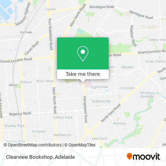 Clearview Bookshop map