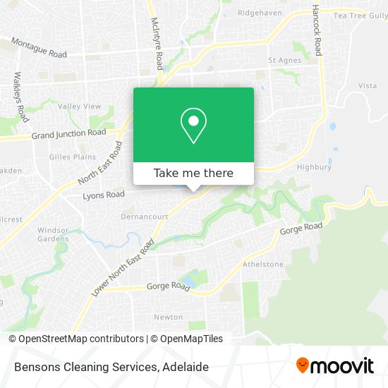 Bensons Cleaning Services map