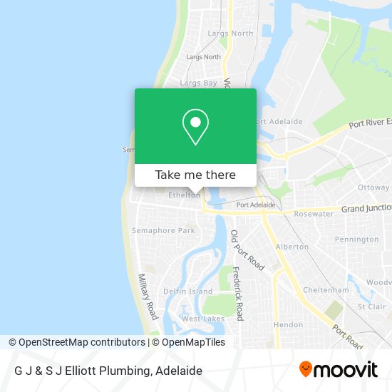 G J & S J Elliott Plumbing map