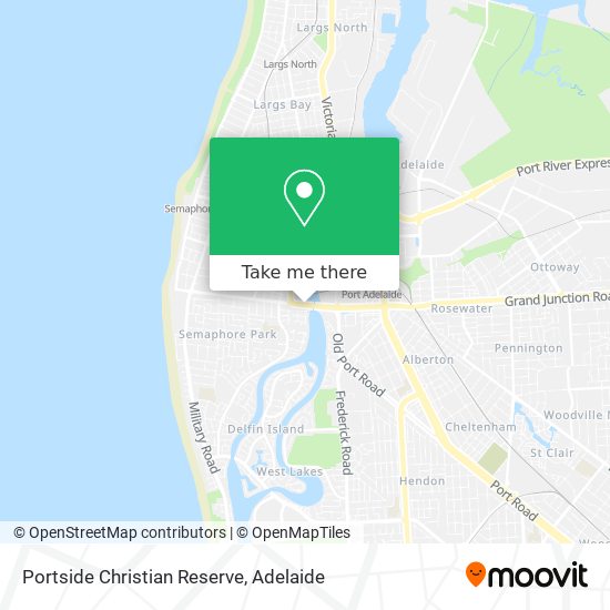 Mapa Portside Christian Reserve