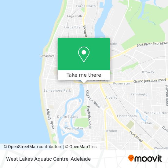 West Lakes Aquatic Centre map