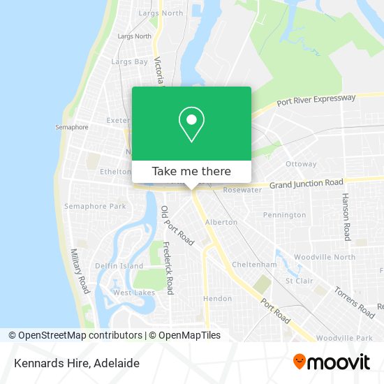 Kennards Hire map