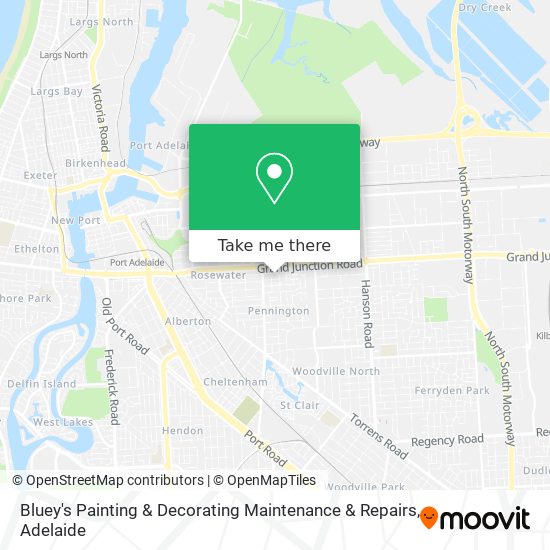 Mapa Bluey's Painting & Decorating Maintenance & Repairs