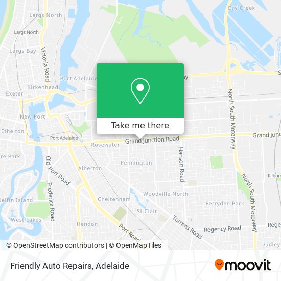 Friendly Auto Repairs map