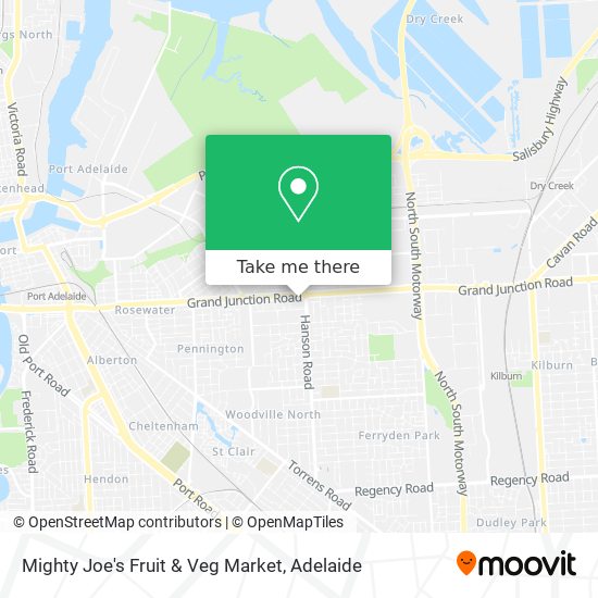 Mapa Mighty Joe's Fruit & Veg Market