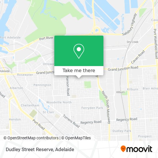 Dudley Street Reserve map