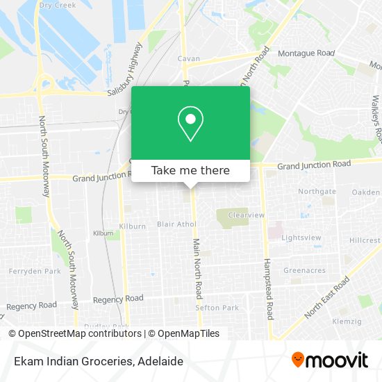 Ekam Indian Groceries map