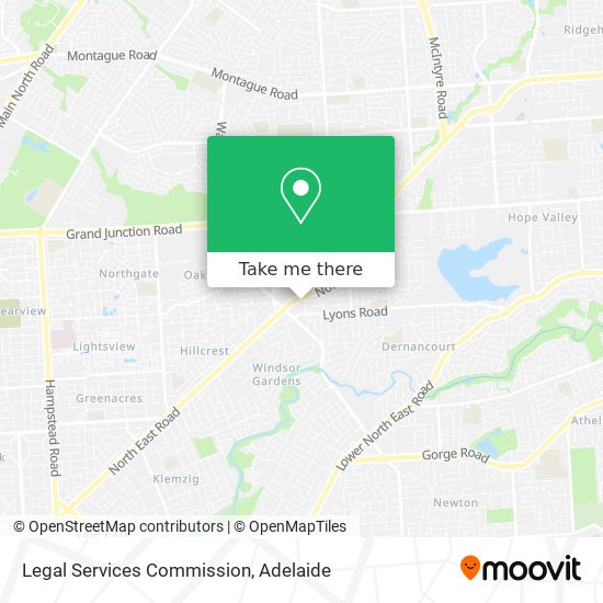 Legal Services Commission map