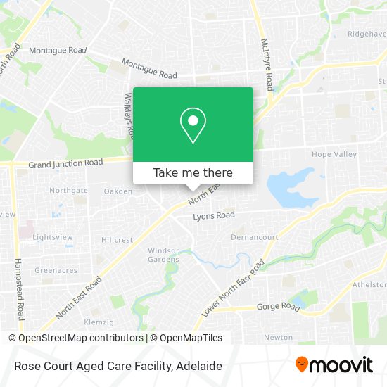 Rose Court Aged Care Facility map