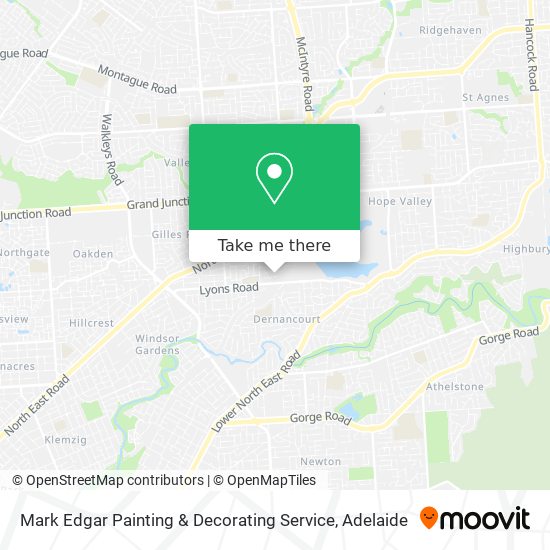 Mark Edgar Painting & Decorating Service map