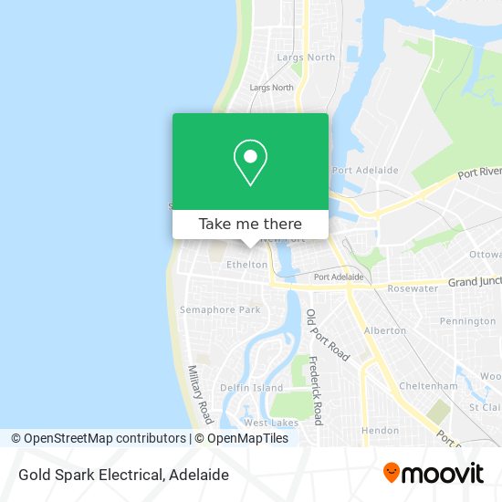 Gold Spark Electrical map