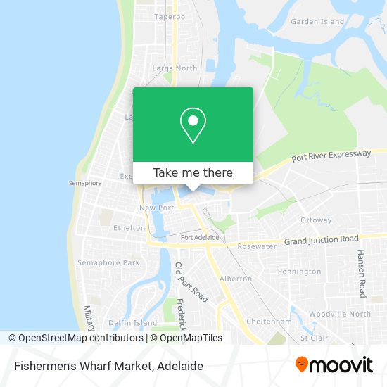 Fishermen's Wharf Market map