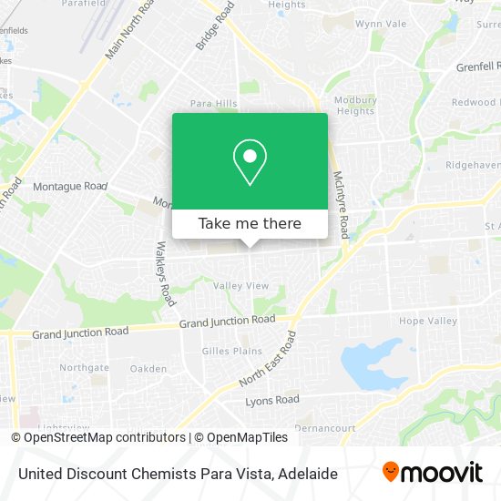 United Discount Chemists Para Vista map