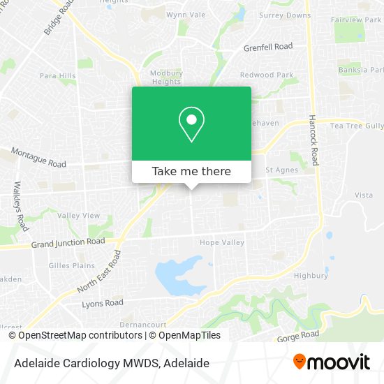 Adelaide Cardiology MWDS map