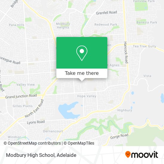 Modbury High School map