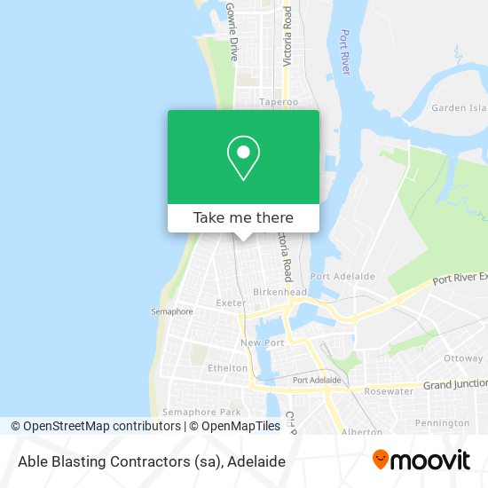 Able Blasting Contractors (sa) map