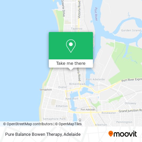 Pure Balance Bowen Therapy map