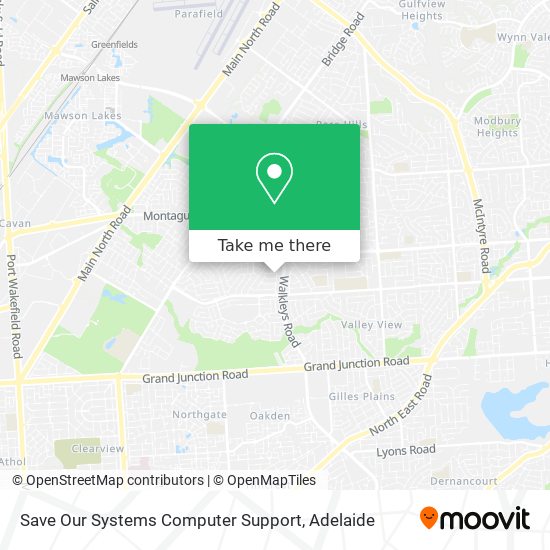 Save Our Systems Computer Support map