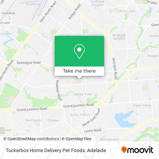 Tuckerbox Home Delivery Pet Foods map