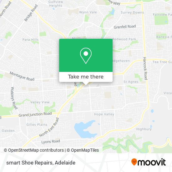 Mapa smart Shoe Repairs