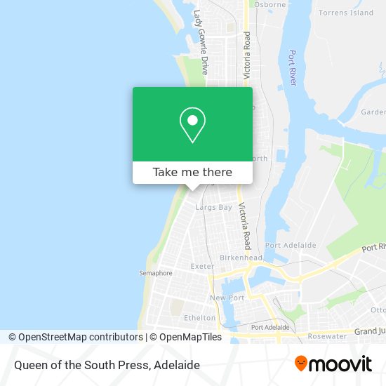 Queen of the South Press map