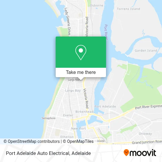 Mapa Port Adelaide Auto Electrical
