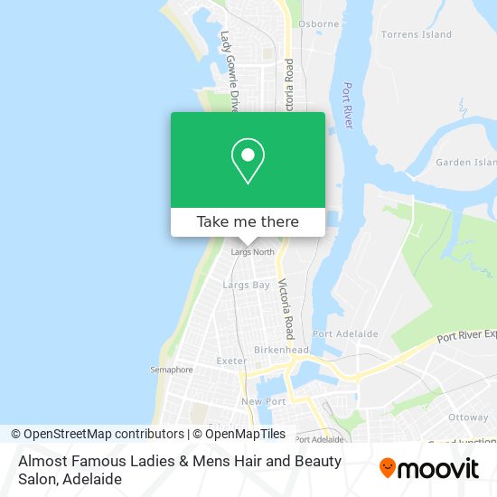 Almost Famous Ladies & Mens Hair and Beauty Salon map