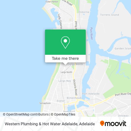 Western Plumbing & Hot Water Adelaide map