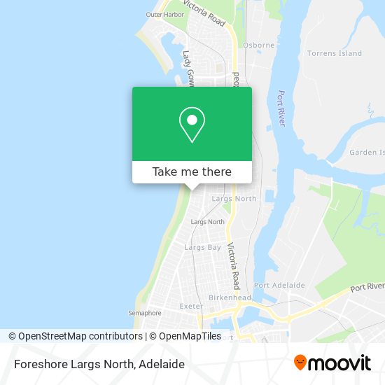 Foreshore Largs North map
