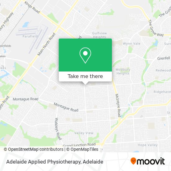 Adelaide Applied Physiotherapy map