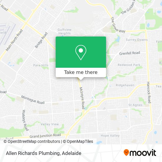 Allen Richards Plumbing map