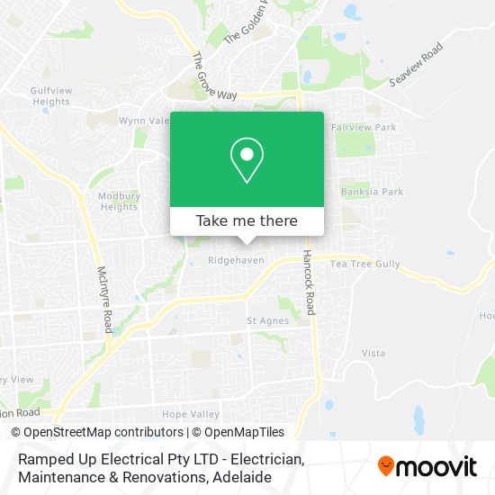 Ramped Up Electrical Pty LTD - Electrician, Maintenance & Renovations map