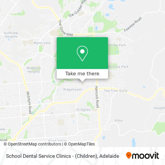 School Dental Service Clinics - (Children) map