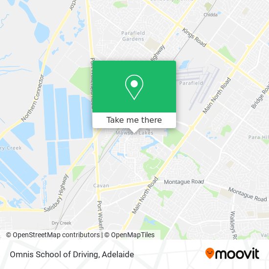 Omnis School of Driving map