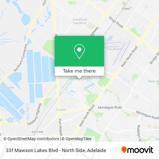 33f Mawson Lakes Blvd - North Side map