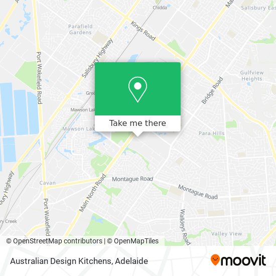 Australian Design Kitchens map