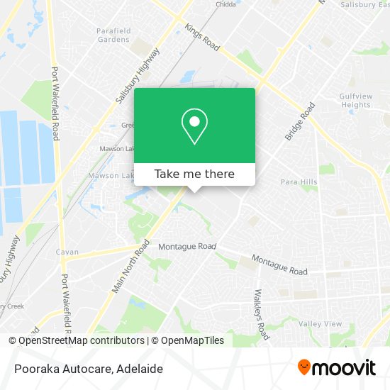 Mapa Pooraka Autocare