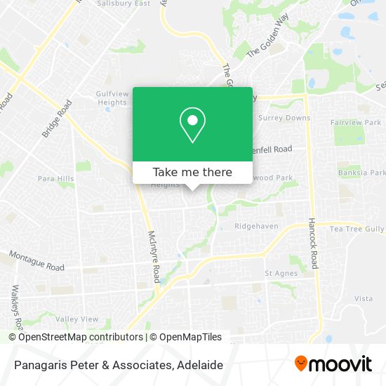 Panagaris Peter & Associates map