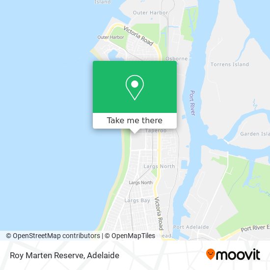 Roy Marten Reserve map