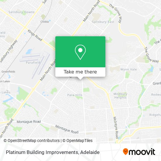 Platinum Building Improvements map