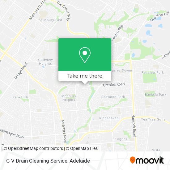 G V Drain Cleaning Service map