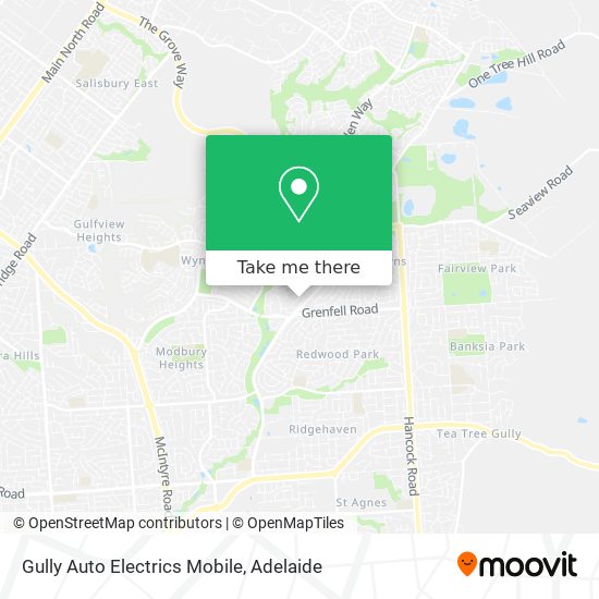 Mapa Gully Auto Electrics Mobile