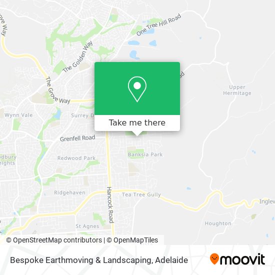 Bespoke Earthmoving & Landscaping map